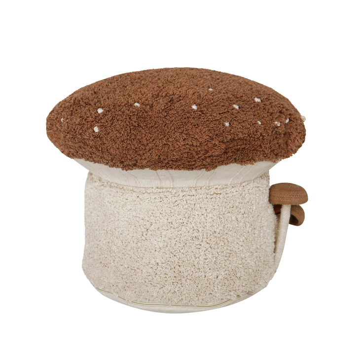 Toadstool pouf from Lorena Canals in the version toffee / nature