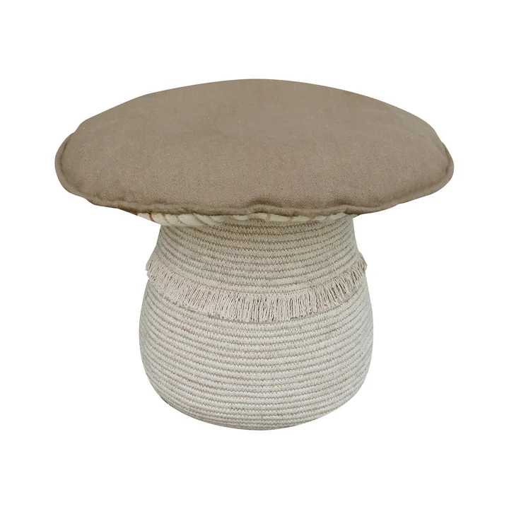 Lorena Canals - Play and storage basket, Giant Mushroom, natural / light brown
