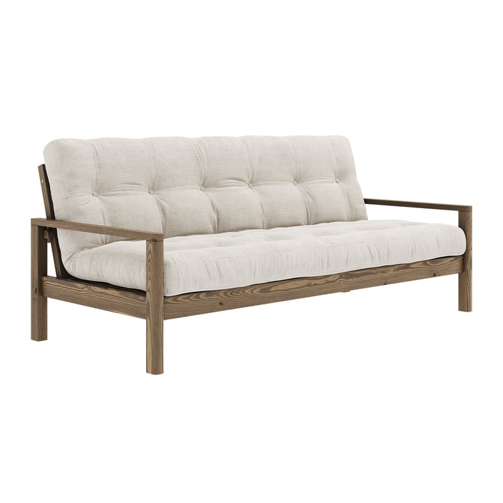 Karup Design - Knob Sofa bed 130 x 190 cm, pine carob brown / ivory (510)