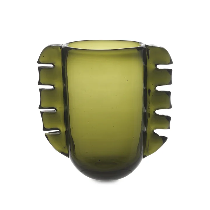 Alas Vase, moss green from Ferm Living