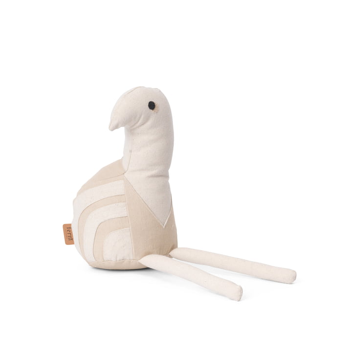Birdy cuddly toy, nature / off-white by ferm Living