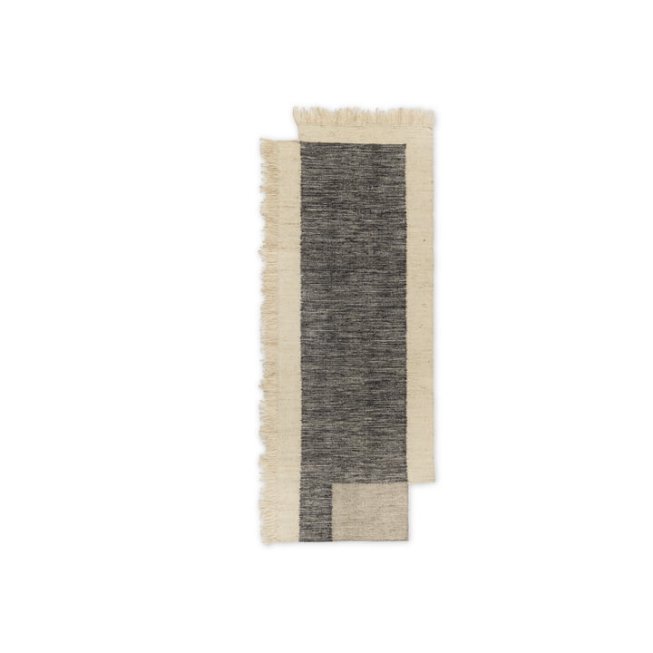 Counter Carpet runner, 80 x 200 cm, charcoal / off-white by ferm Living