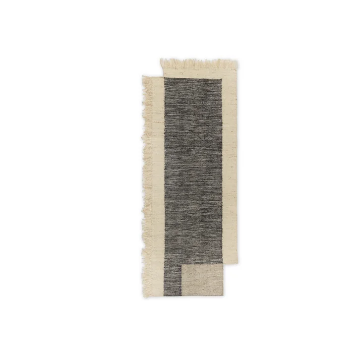 Counter Carpet runner, 80 x 200 cm, charcoal / off-white by Ferm Living