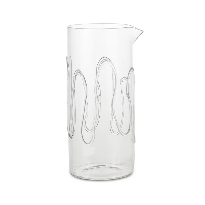 Ferm Living - Doodle Carafe, 1. 2 l, clear