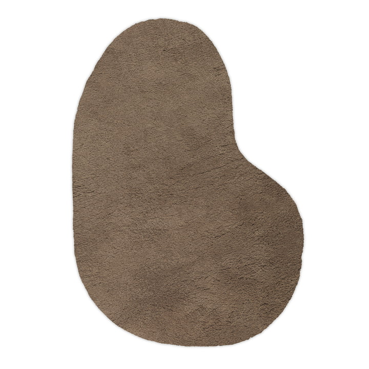 Forma Wool rug L, ash brown by ferm Living