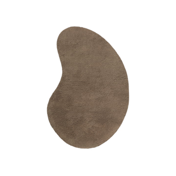 Forma Wool rug S, ash brown from ferm Living