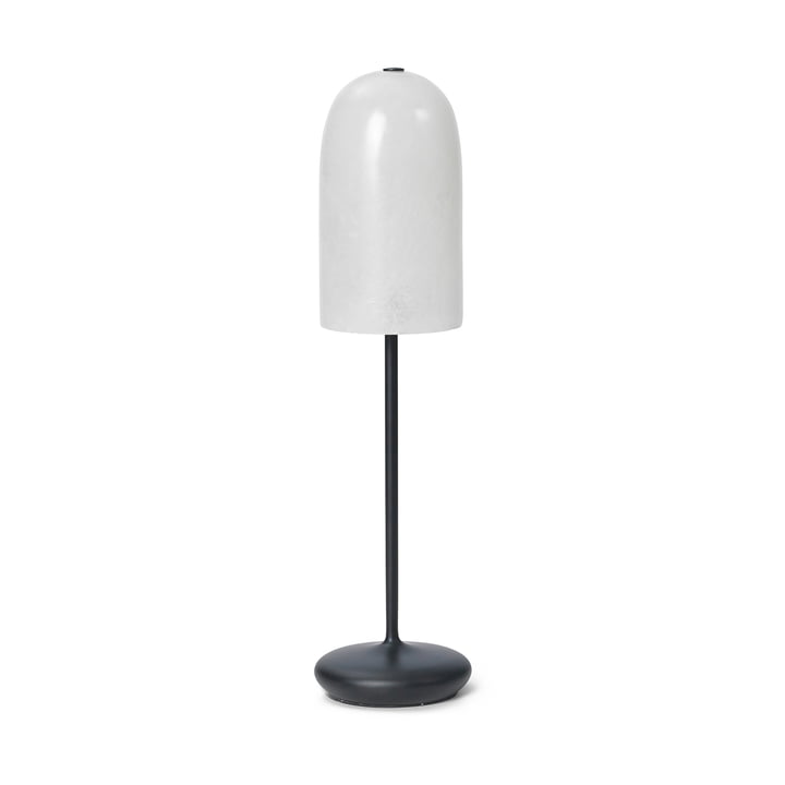 ferm Living - Gry LED battery table lamp, black / translucent