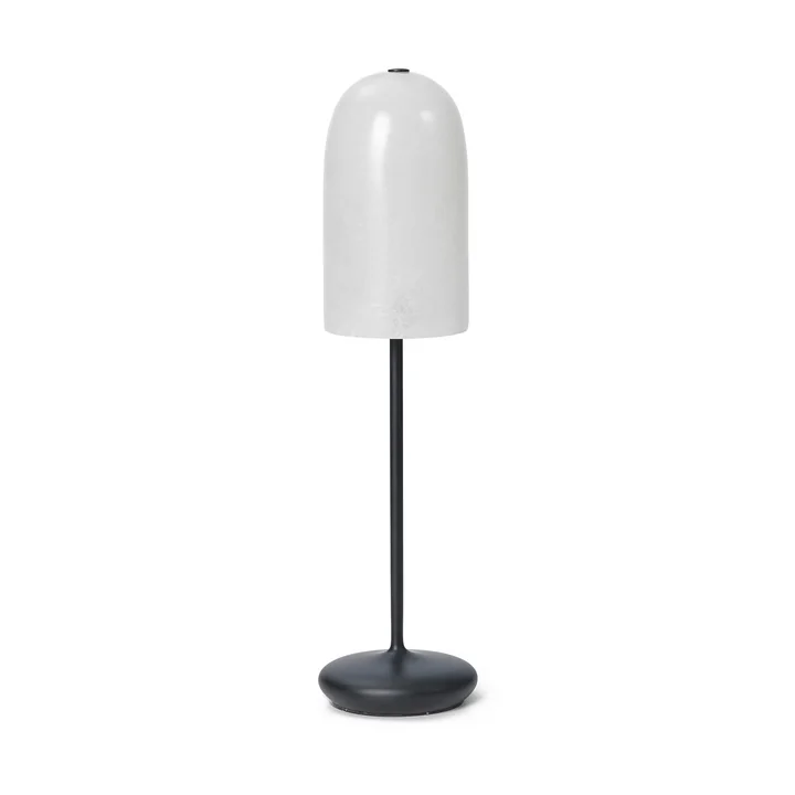 Ferm Living - Gry LED battery table lamp, black / translucent