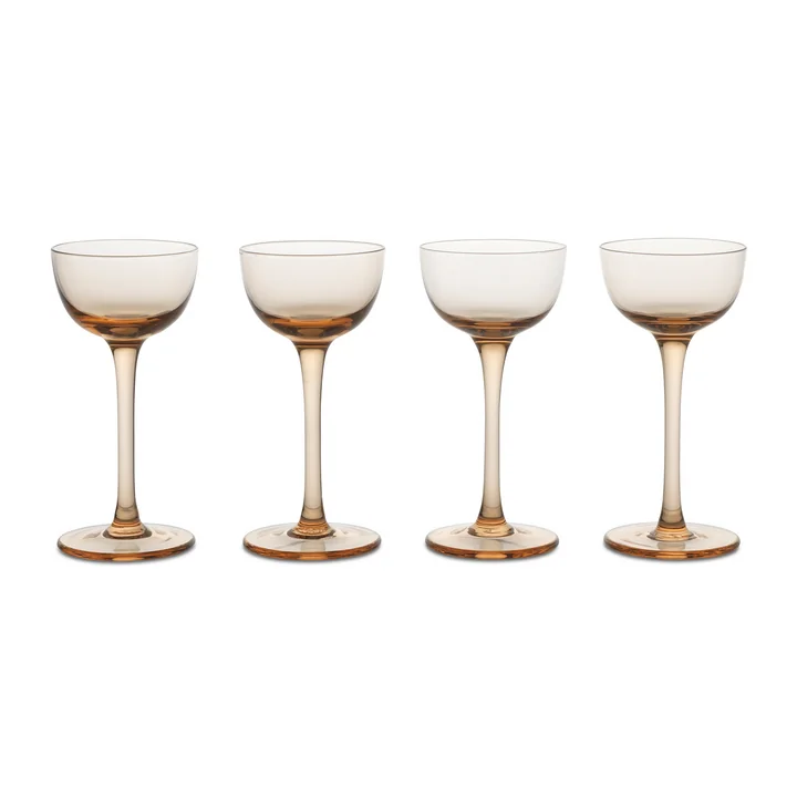 Host Liqueur glass, blush (set of 4) by Ferm Living