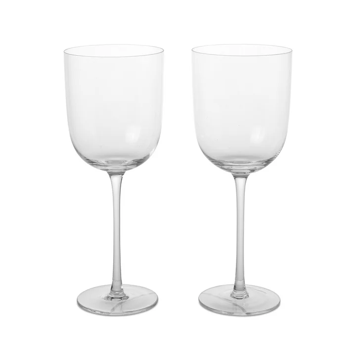Host Red wine glass, clear (set of 2) by Ferm Living