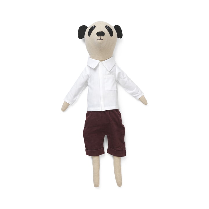 Panda cuddly toy, nature by ferm Living