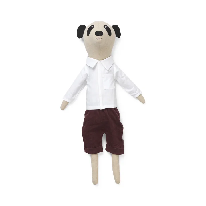 Panda cuddly toy, nature by Ferm Living