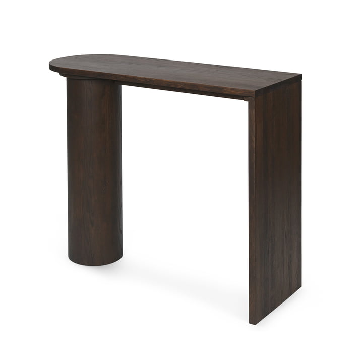 Pylo Console table, dark stained oak by ferm Living