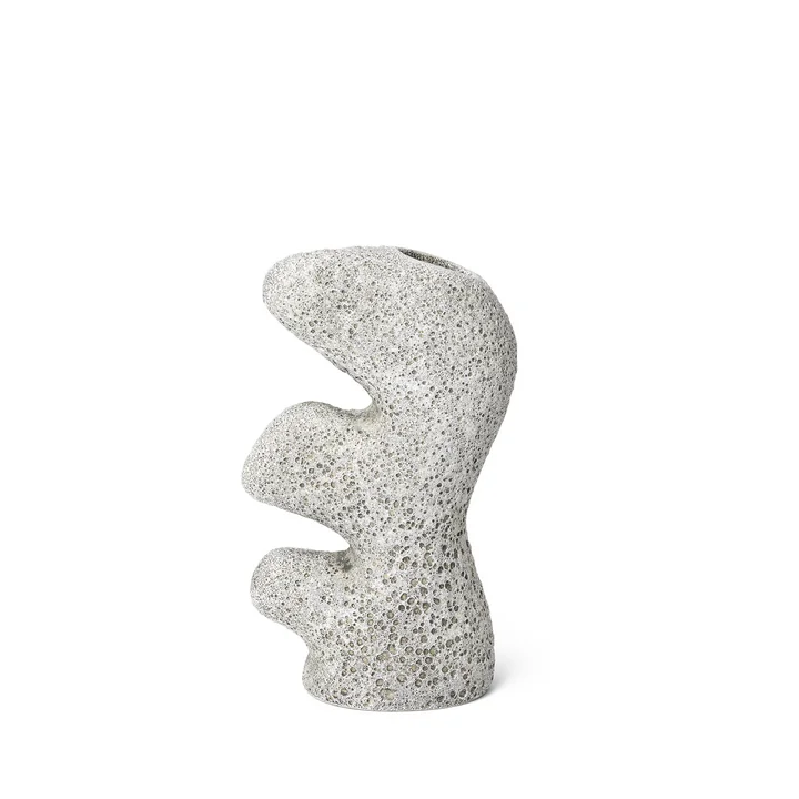 Yara Vase, Small, grey pumice by Ferm Living
