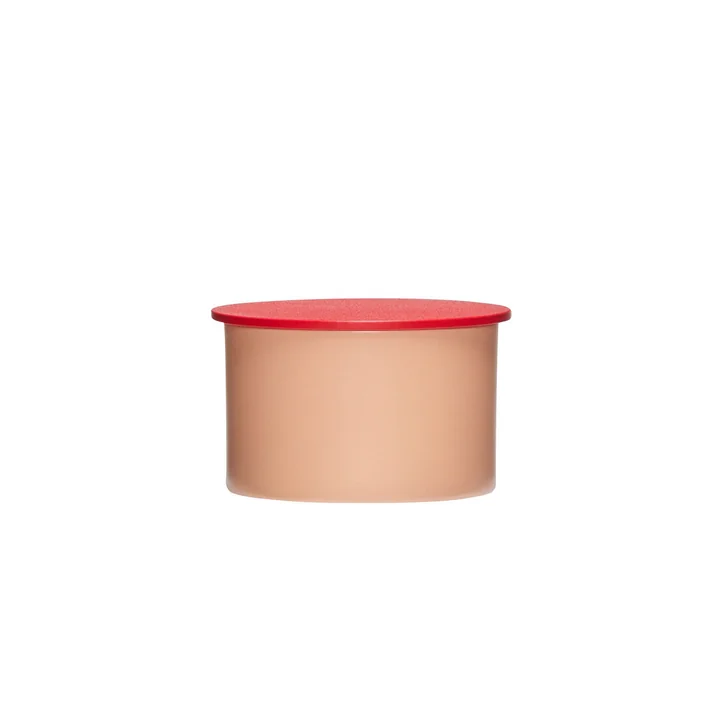 Hübsch Interior - District Storage box, small, pink / red