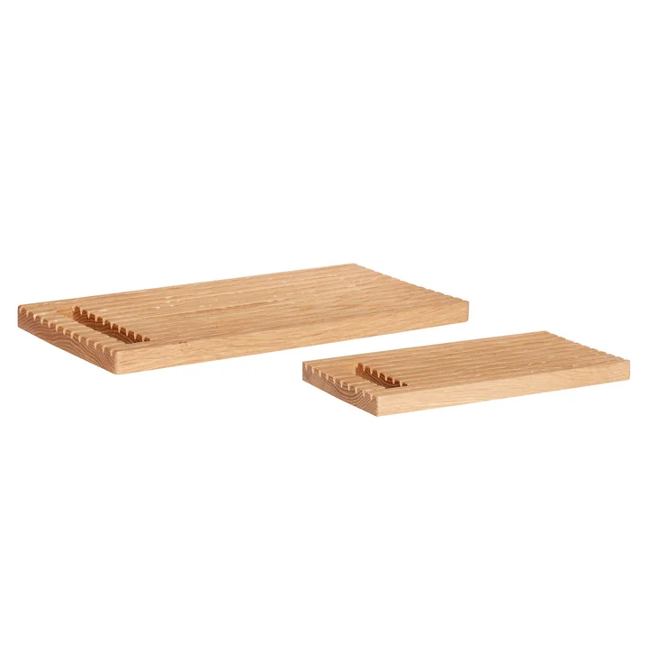 Hübsch Interior - Alley Cutting boards, oak (set of 2)