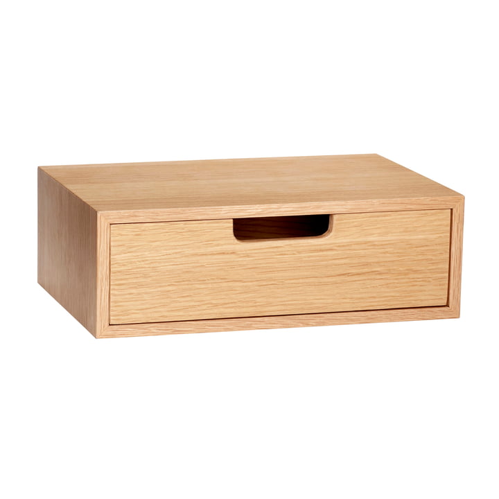 Hübsch Interior - Hide Storage box, oak