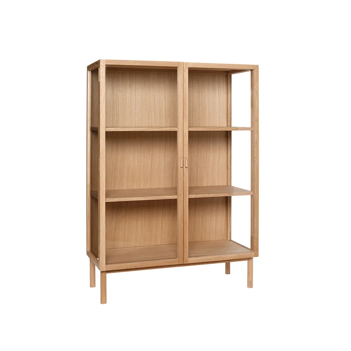 Hübsch Interior - Panorama Display cabinet, small, oak