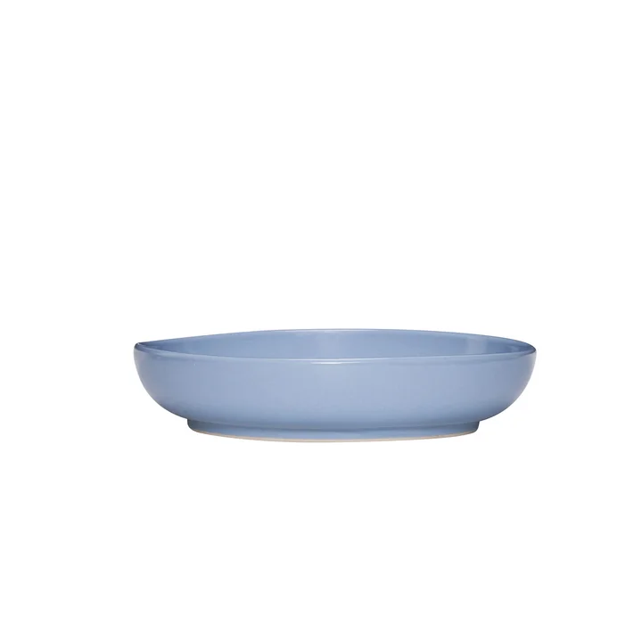 Hübsch Interior - Amare deep plate, light blue