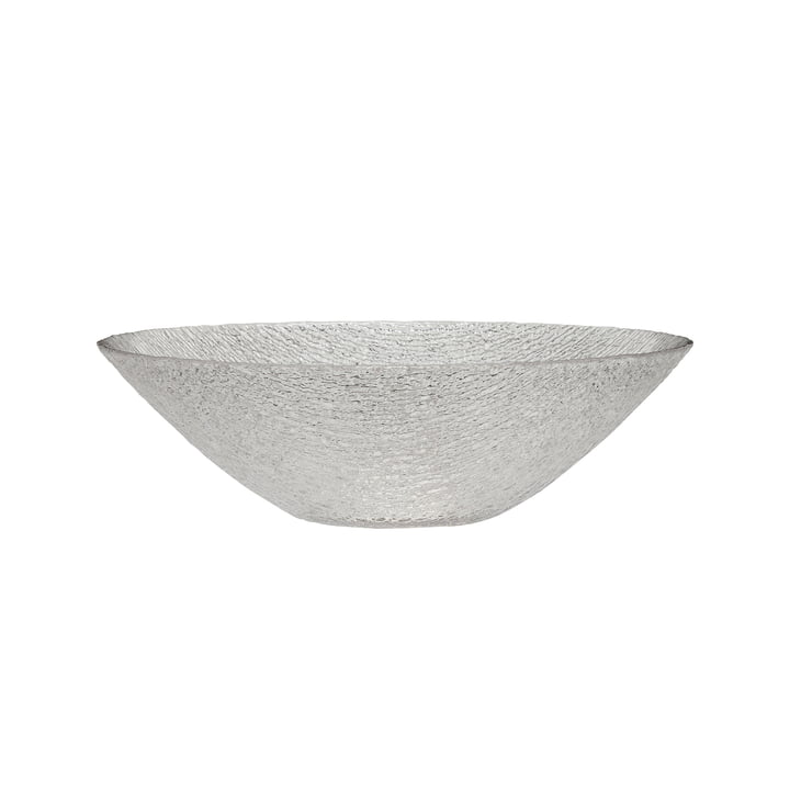 Hübsch Interior - Fuyu Bowl, large, textured / clear