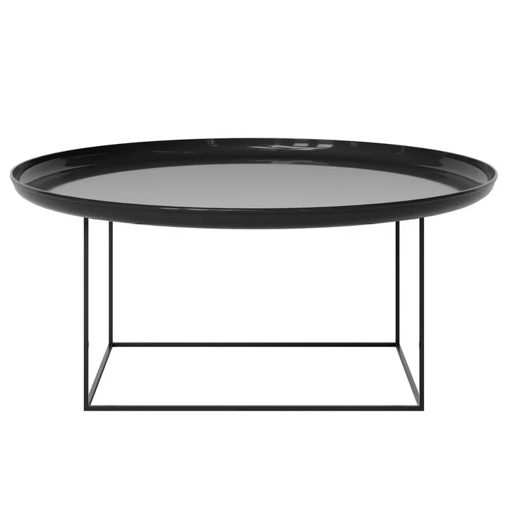 Duke Coffee table from Norr11 in the finish lacquered obsidian