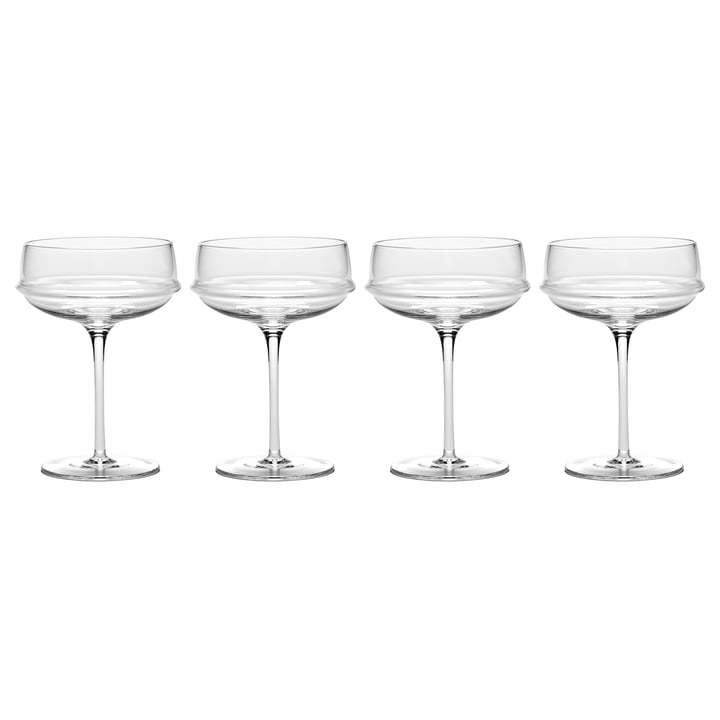 Serax - Dune Champgner bowls by Kelly Wearstler, clear (set of 4)
