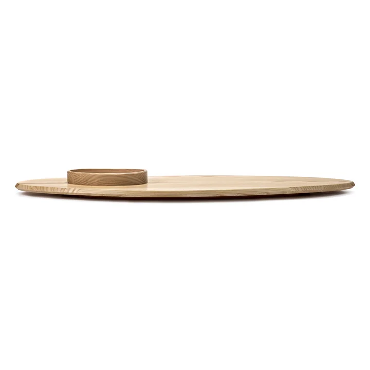 Dune Wooden board with bowl by Kelly Wearstler, 02, ash natural by Serax