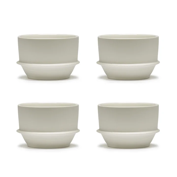 Serax - Dune coffee cup by Kelly Wearstler, alabaster / white (set of 4)