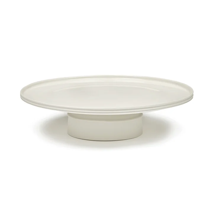 Serax - Dune Cake plate by Kelly Wearstler, Ø 33 cm, alabaster / white