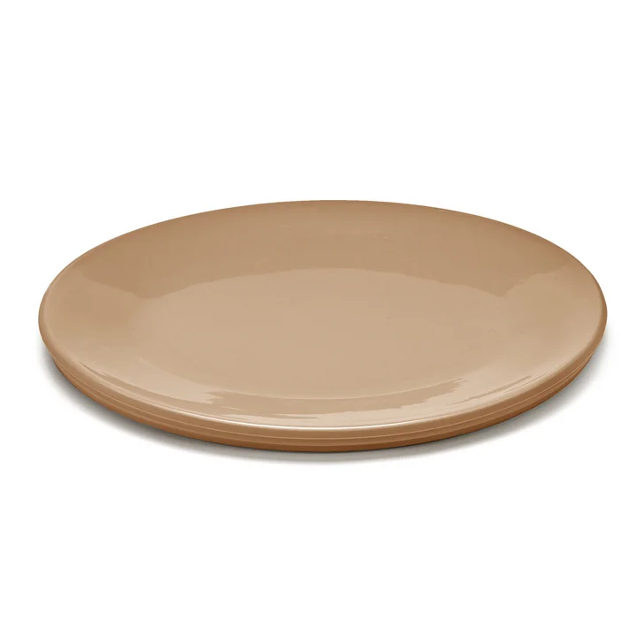 Dune Serving platter by Kelly Wearstler, 46 x 34 cm, Clay / orange by Serax