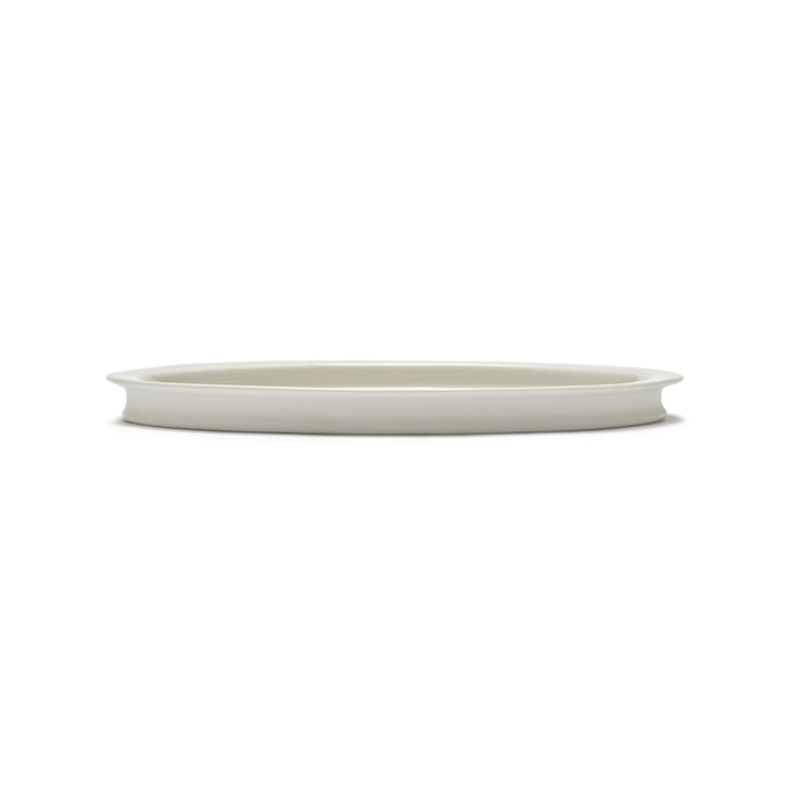 Dune Plate by Kelly Wearstler, Ø 17.5 cm, alabaster / white by Serax