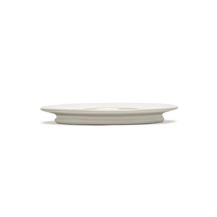 Dune Saucer for espresso cup by Kelly Wearstler, Ø 11 cm, alabaster / white by Serax