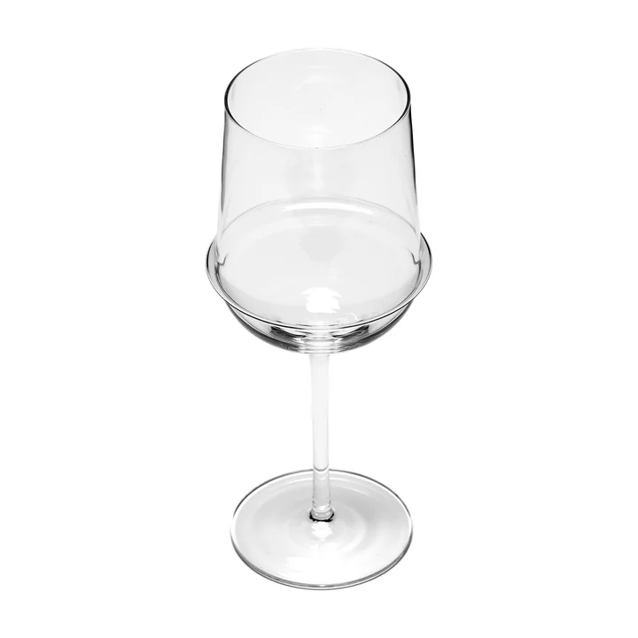 Dune White wine glass by Kelly Wearstler, clear by Serax