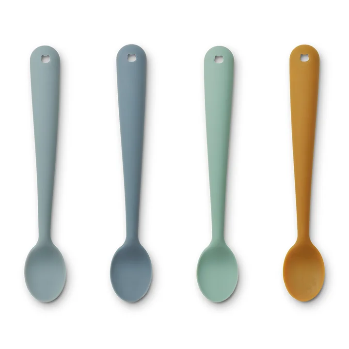 LIEWOOD - Siv Spoon, blue multi mix (set of 4)