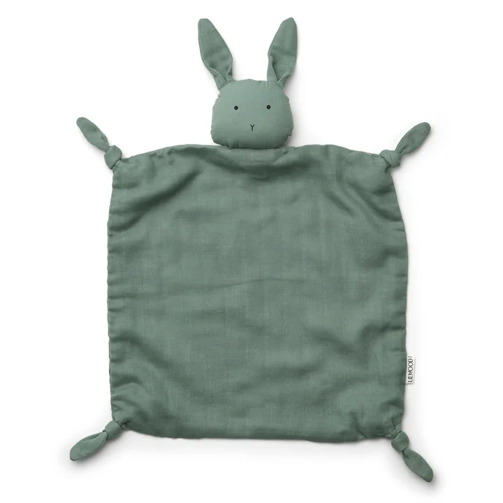 Agnete Cuddle cloth, bunny / peppermint by LIEWOOD
