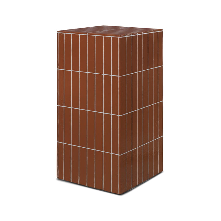 Pillar Base from ferm Living in the color brown