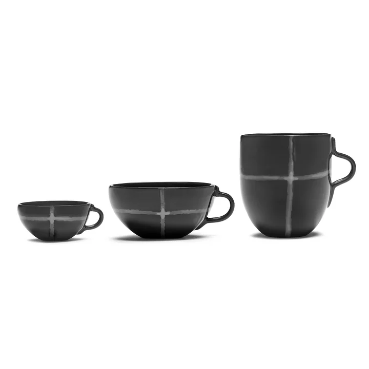 Zuma Espresso cup, coffee cup, mug, Pacific gray of Serax