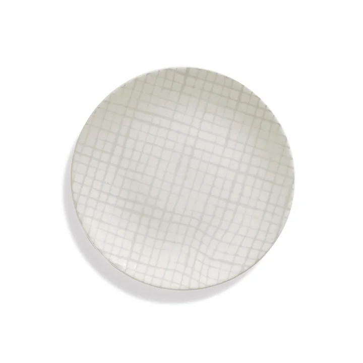Zuma Plate by Kelly Wearstler, Ø 18 cm, Salt / white by Serax