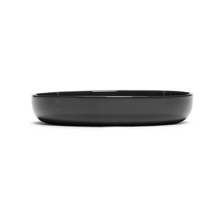 Zuma deep plate by Kelly Wearstler, Ø 20.5 cm, Pacific / gray by Serax