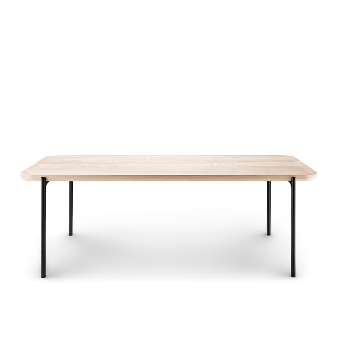 Eva Solo - Savoye coffee table H 42 cm, 120 x 50 cm, oak white oiled / black