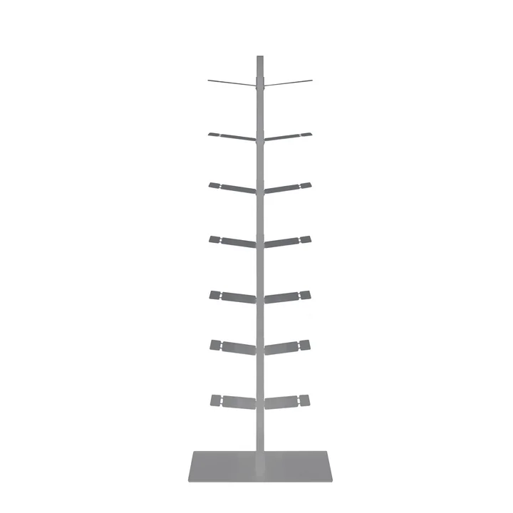 Booksbaum Floor shelf Big, double silver from Radius Design