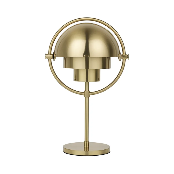 Gubi - Multi-Lite Portable LED rechargeable table lamp, shiny brass