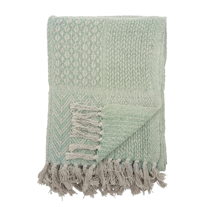 Rodion Blanket 160 x 130 cm, green from Bloomingville