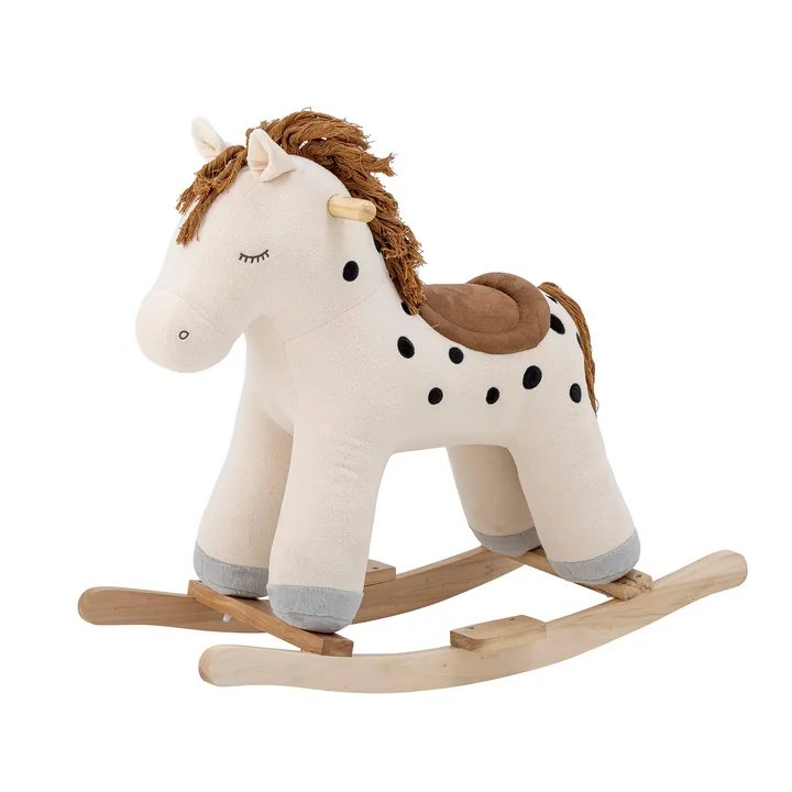 Mini Merlen Rocking horse, white from Bloomingville