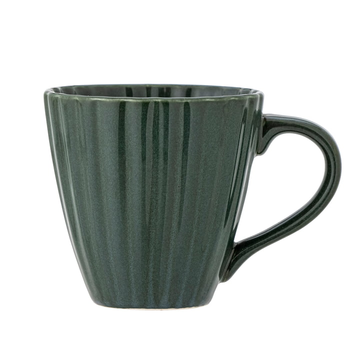 Latina Mug with handle 220 ml, dark green from Bloomingville