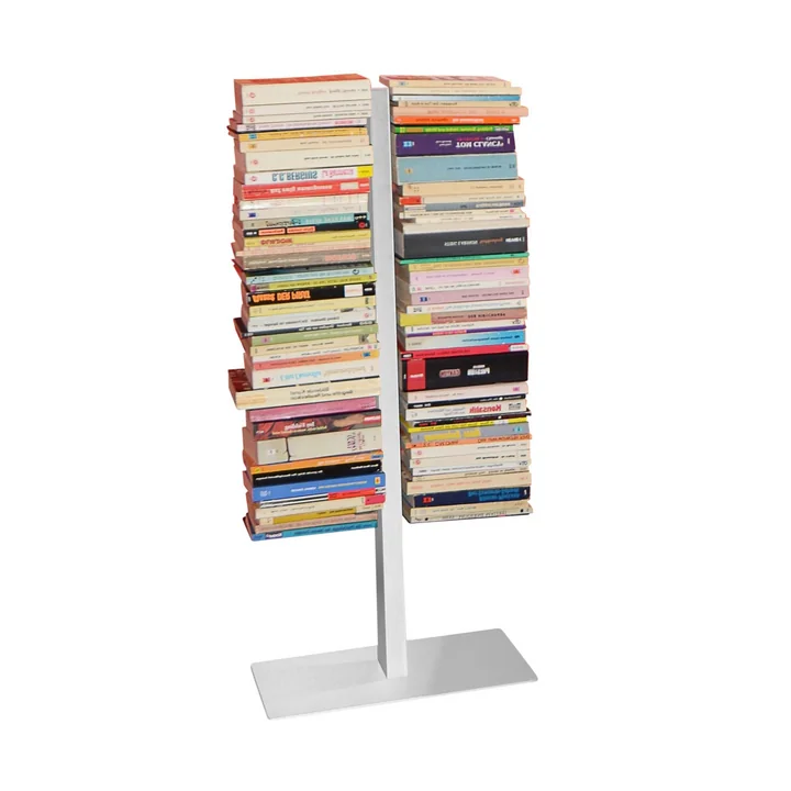 Radius Design - Booksbaum Floor shelf Small, double white