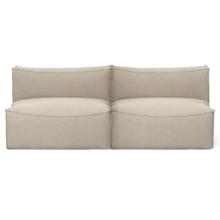Ferm Living - Catena Modular 2-seater, natural (Rich Linen)