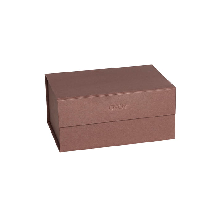 OYOY - Hako Storage box, 24 x 17 cm, dark caramel