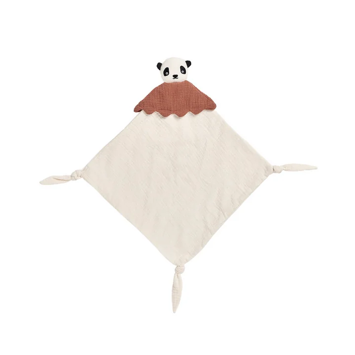 OYOY - Cuddle cloth, Lun Lun Panda, offwhite