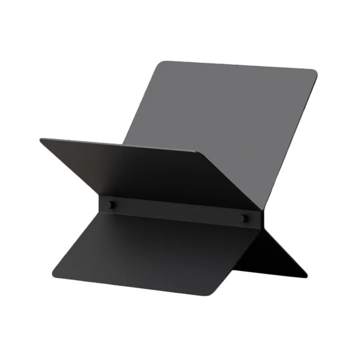 Magazine rack, black from Nichba Design